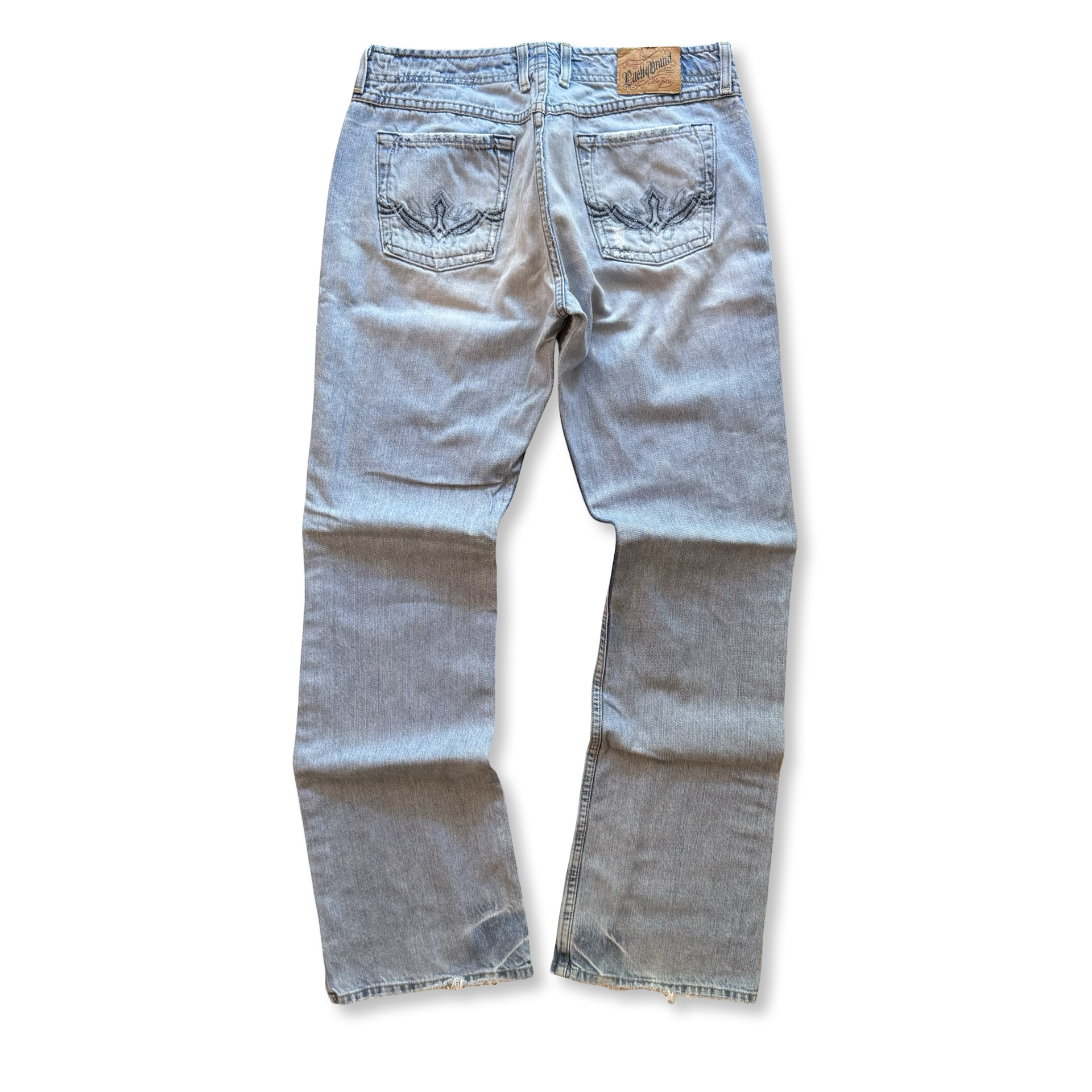 2000s Lucky Brand Embroidered Jeans (32x32)