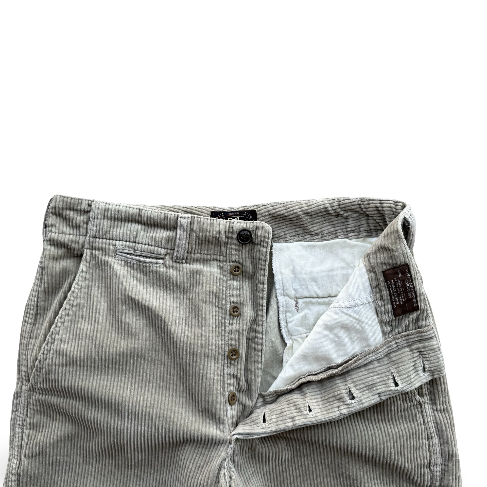 Vintage Tan RRL Corduroy C-130 Trousers (34x34)