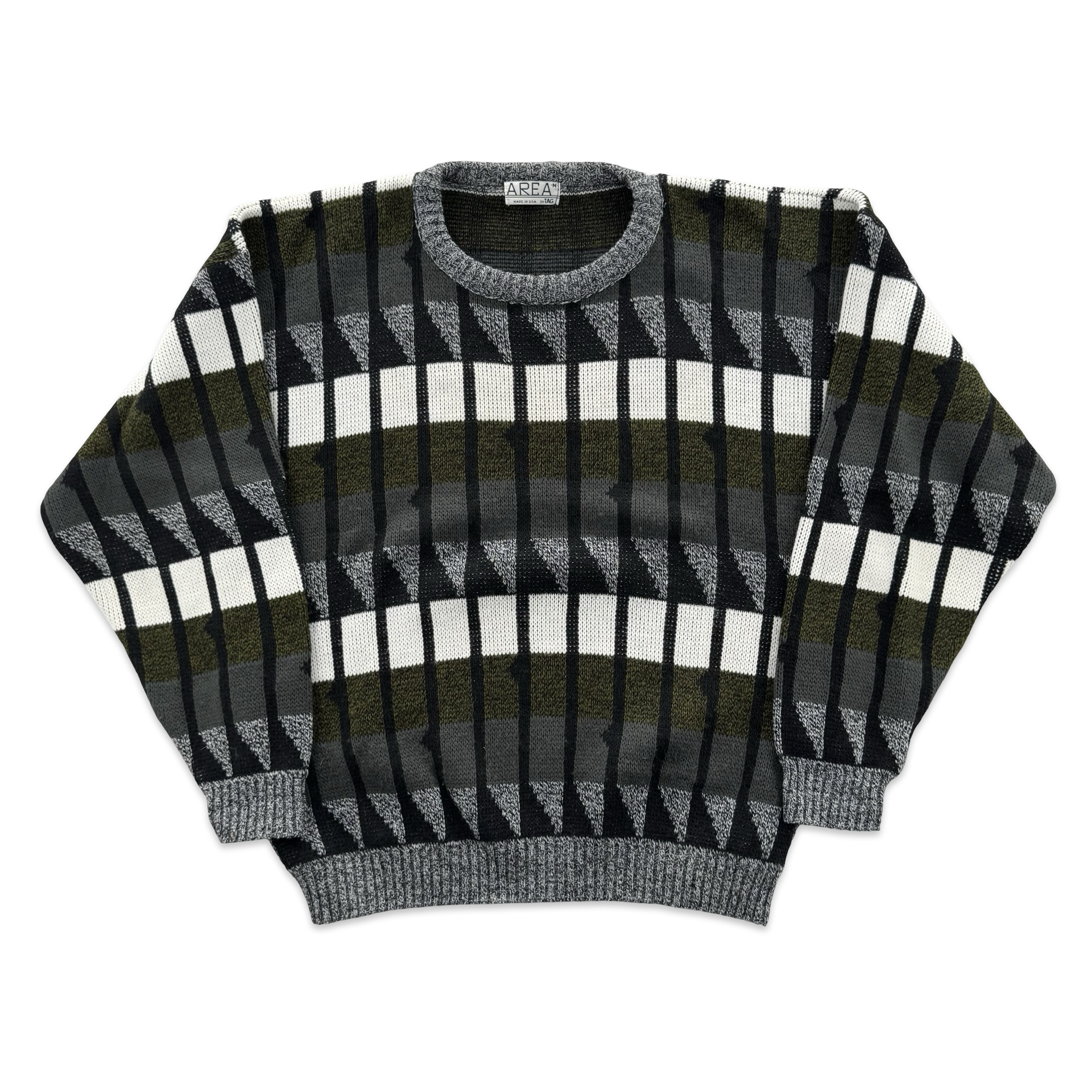 Vintage Area Knit Sweater (M)