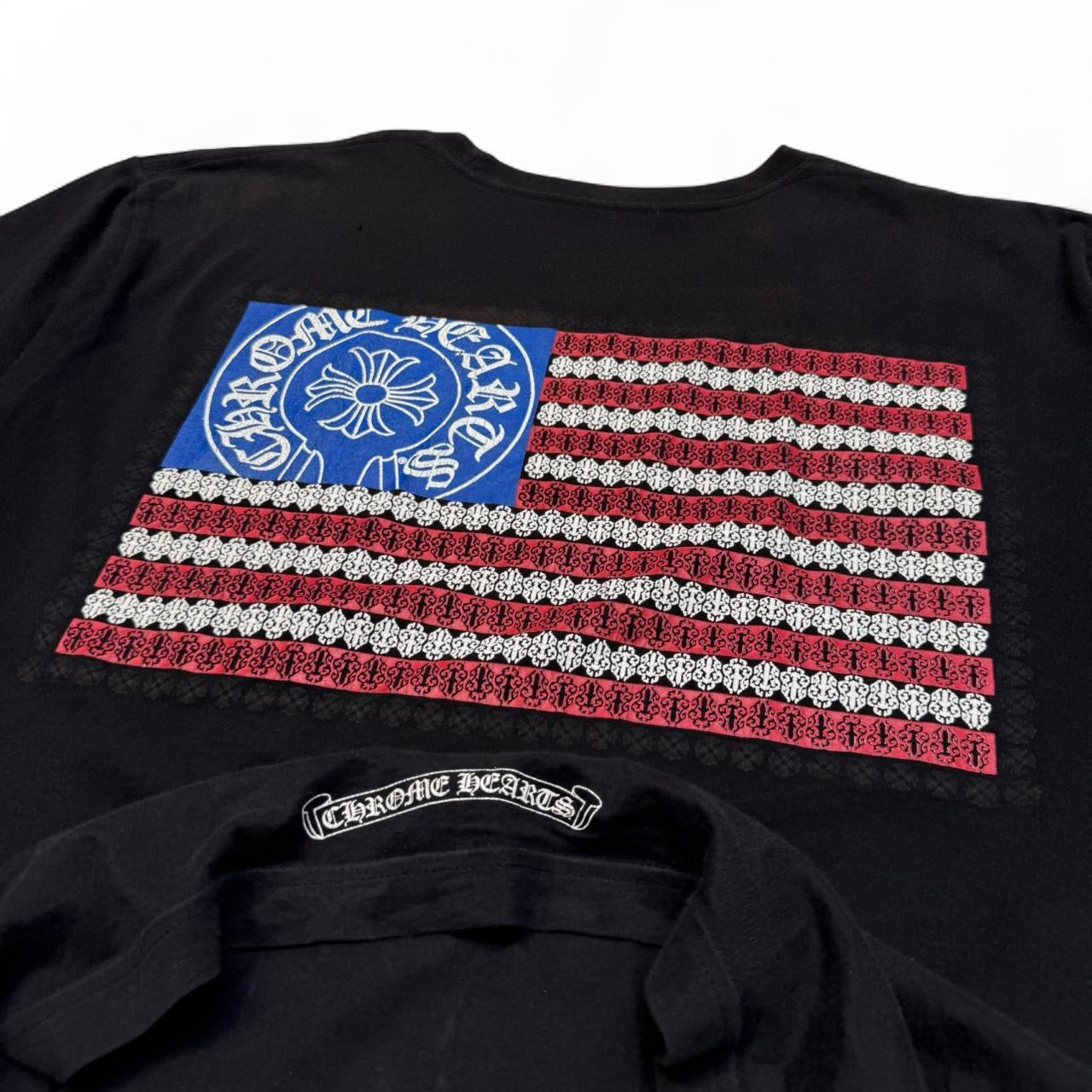 Chrome Hearts USA Flag Tee (L)