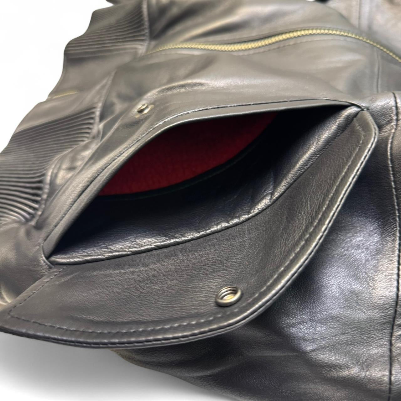 VLONE F/W 2019 Unreleased Runway Sheep Skin Leather Bomber Jacket (M)