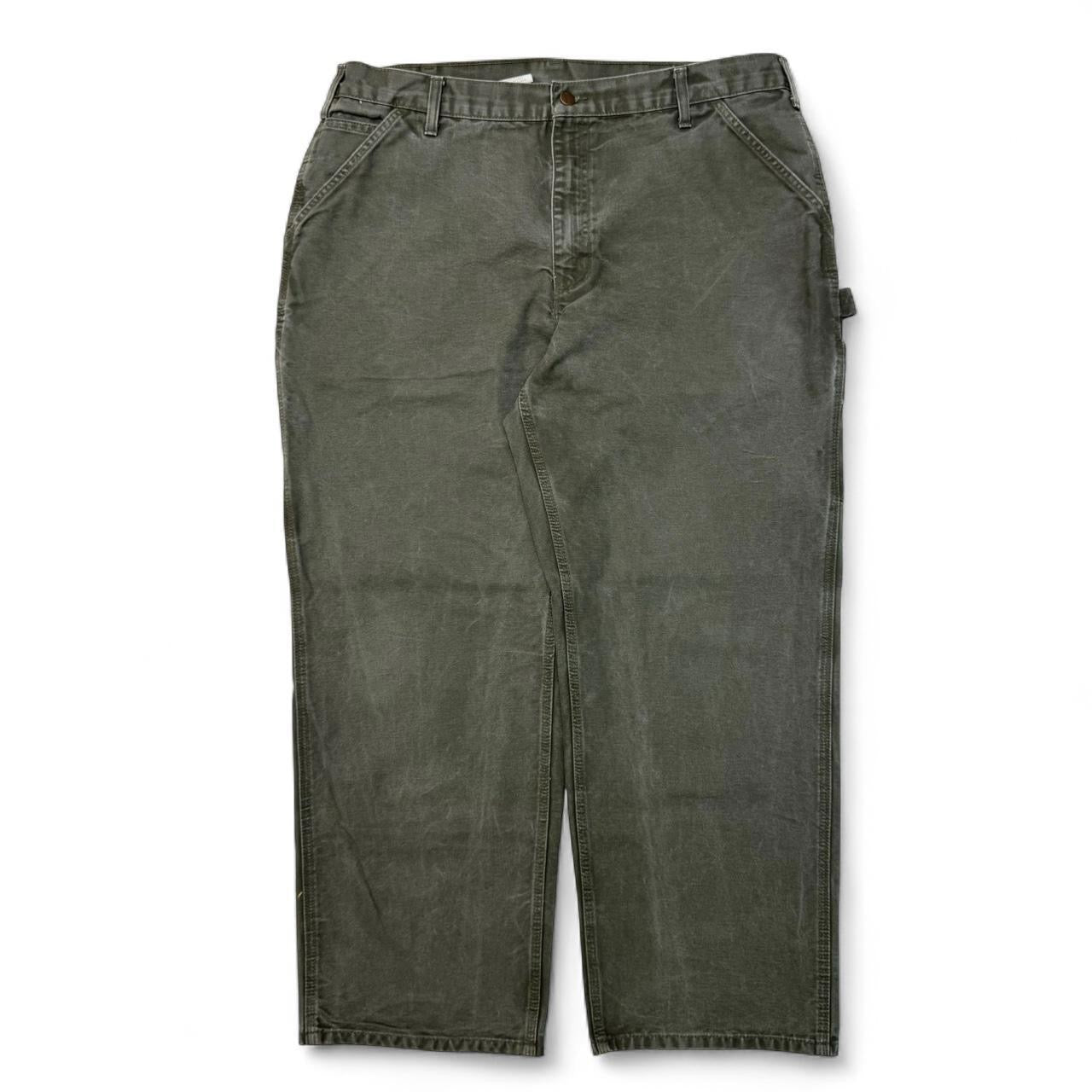 90’s Green Carhartt Carpenter Pants (38x28)
