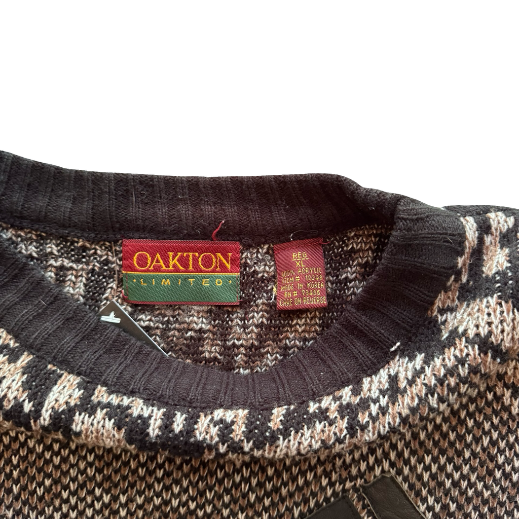 90s Oakton Knit Sweater (XL)