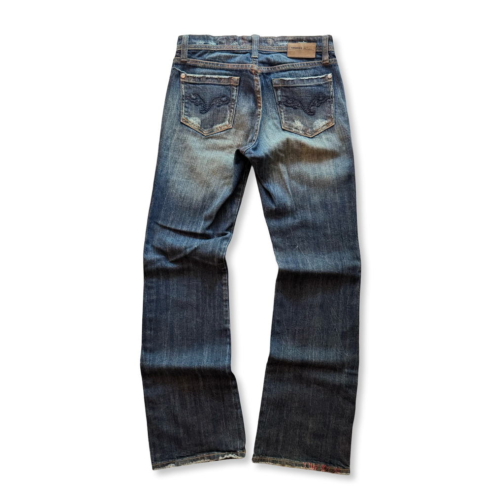 2000s Vigoss Embroidered Jeans (28x32”)
