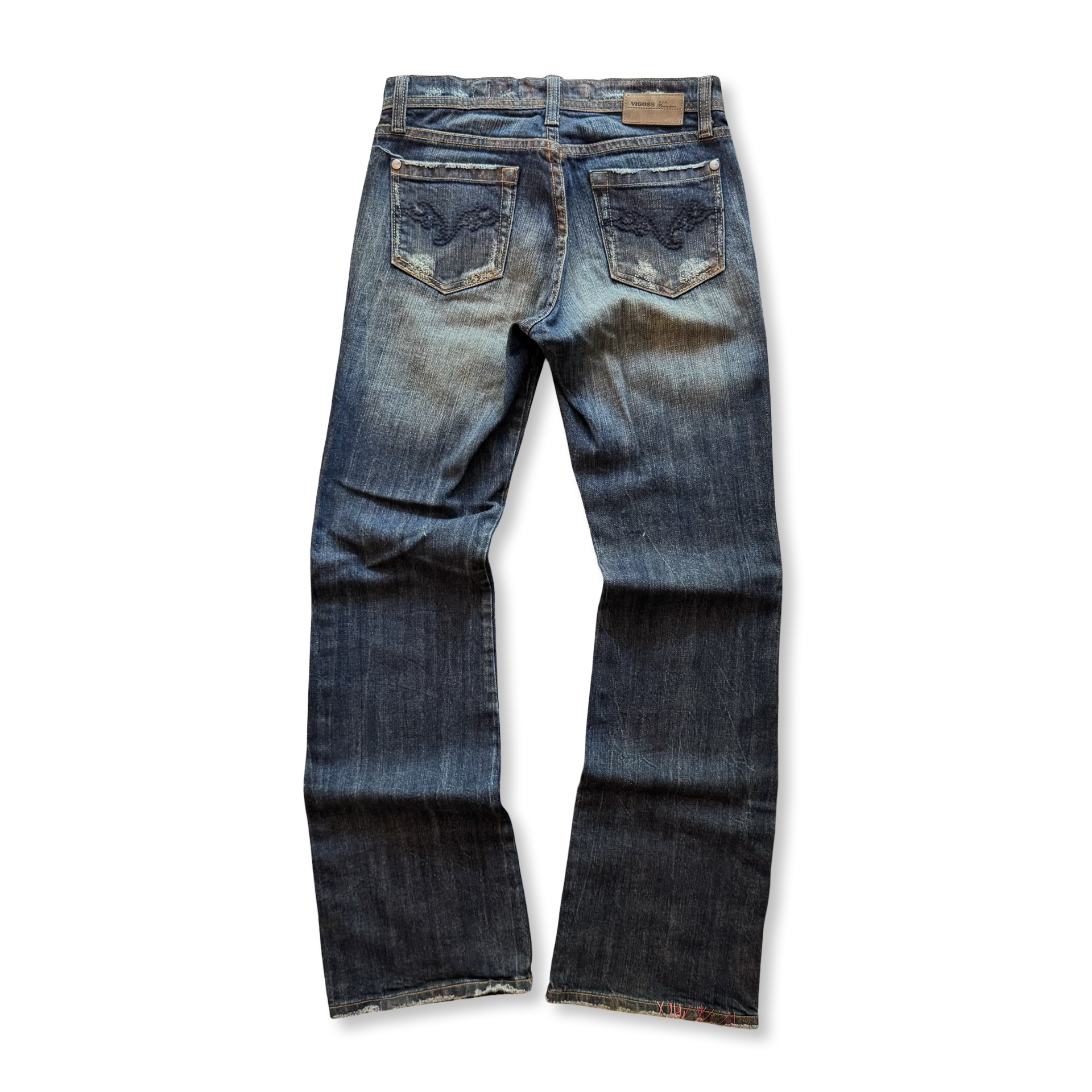 2000s Vigoss Embroidered Jeans (28x32”)
