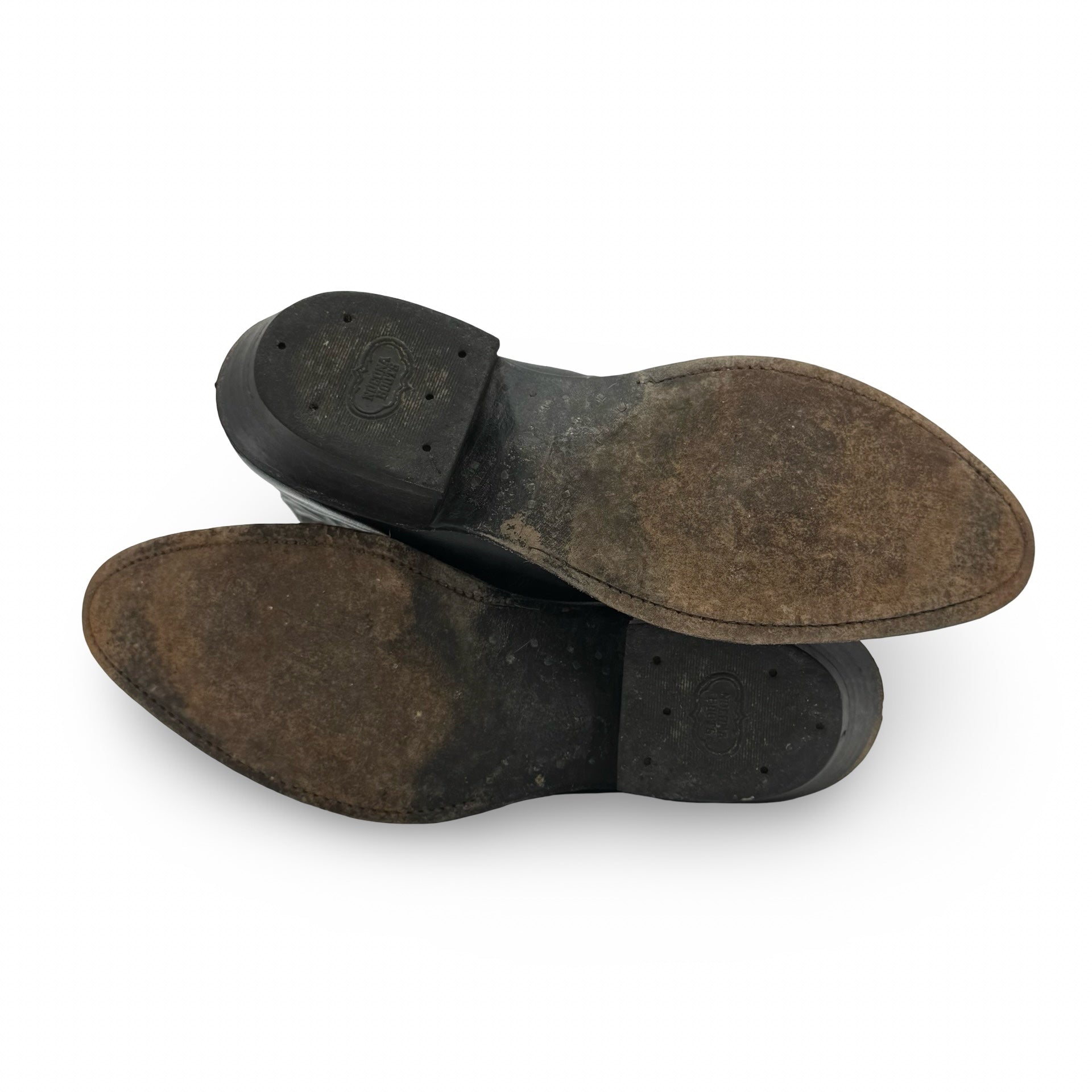 Black Leather Nocona Boots (8B)