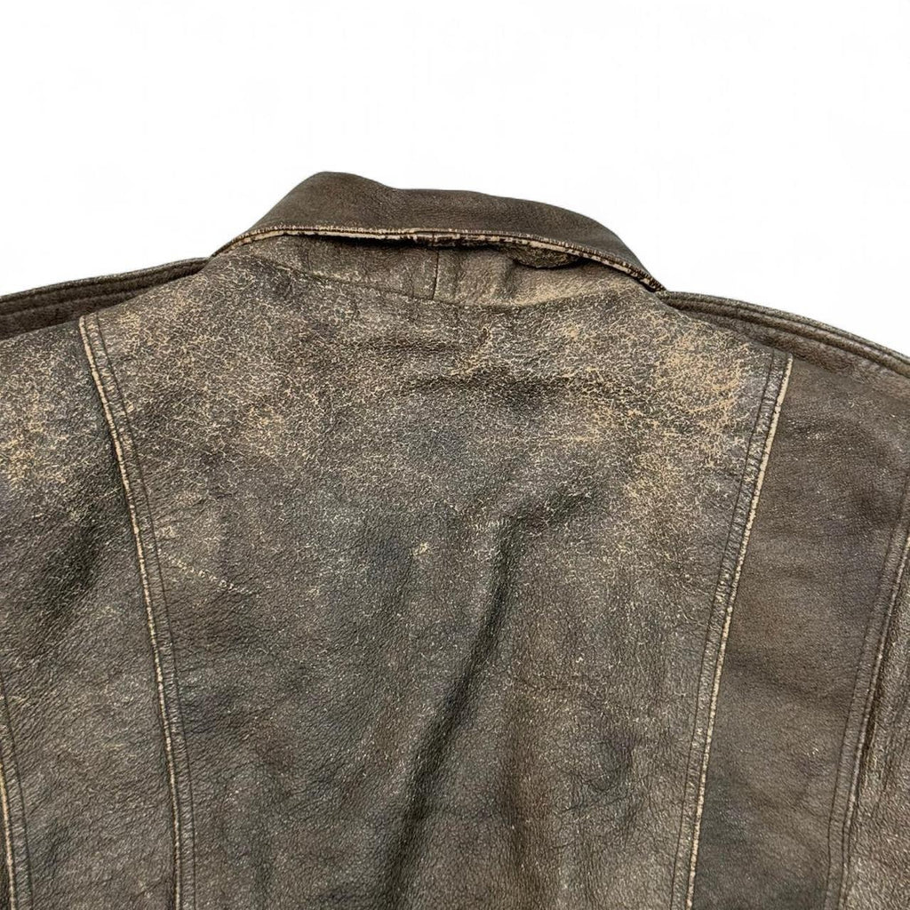 Vintage Phase 2 Brown Leather Jacket (L)