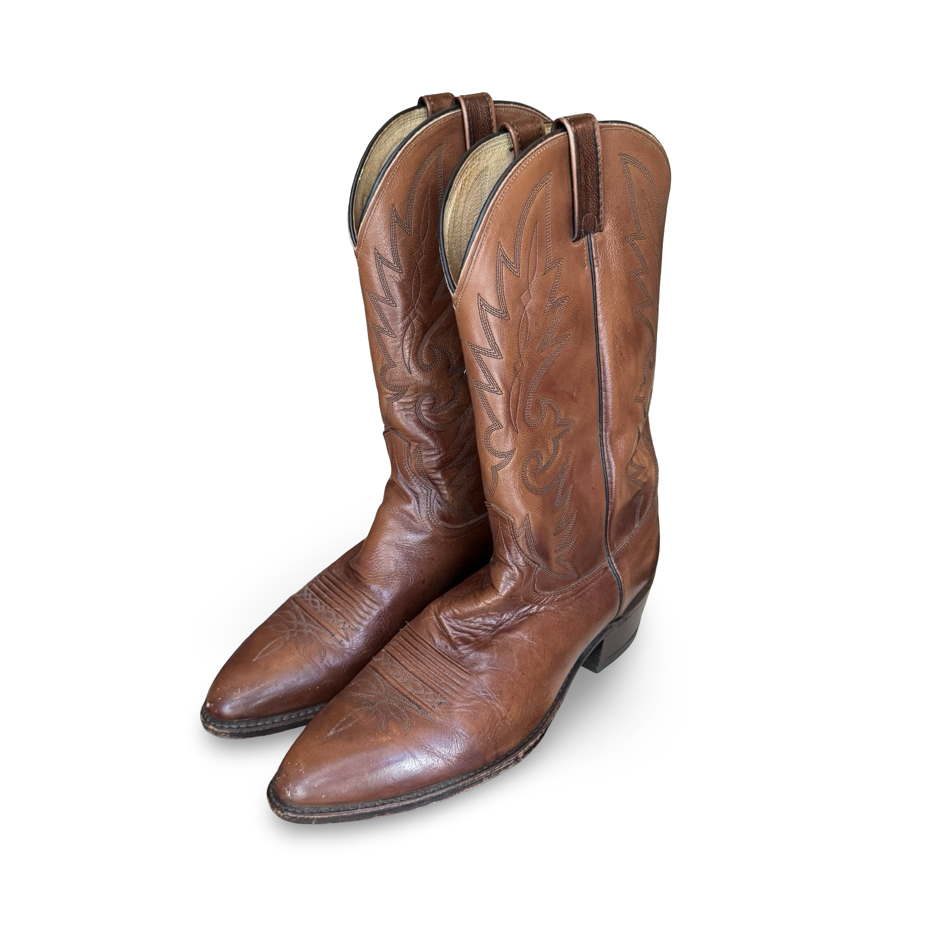 Vintage Pointed Toe Boots (13D)