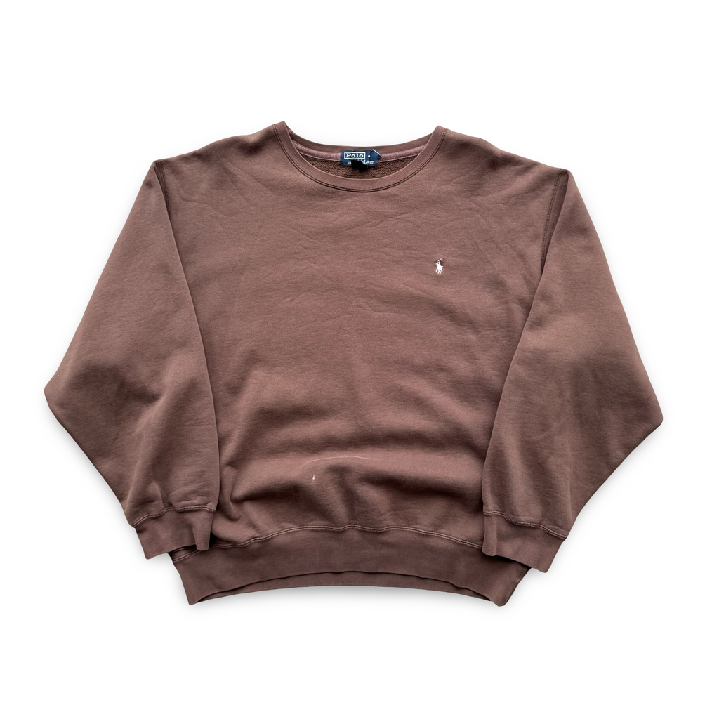 Vintage Brown Ralph Lauren Crewneck (XL)