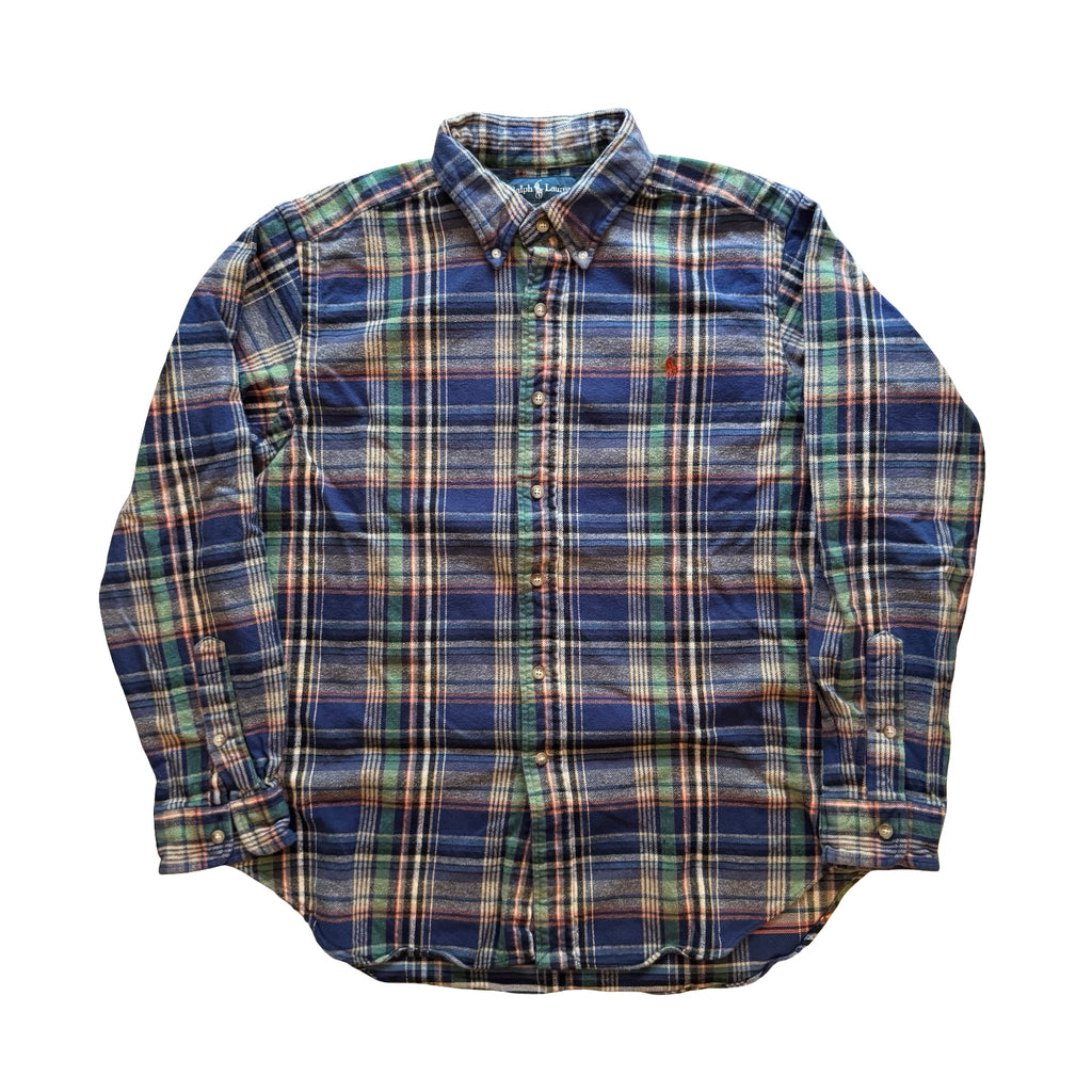 90s Polo Ralph Lauren Flannel Shirt (XL)