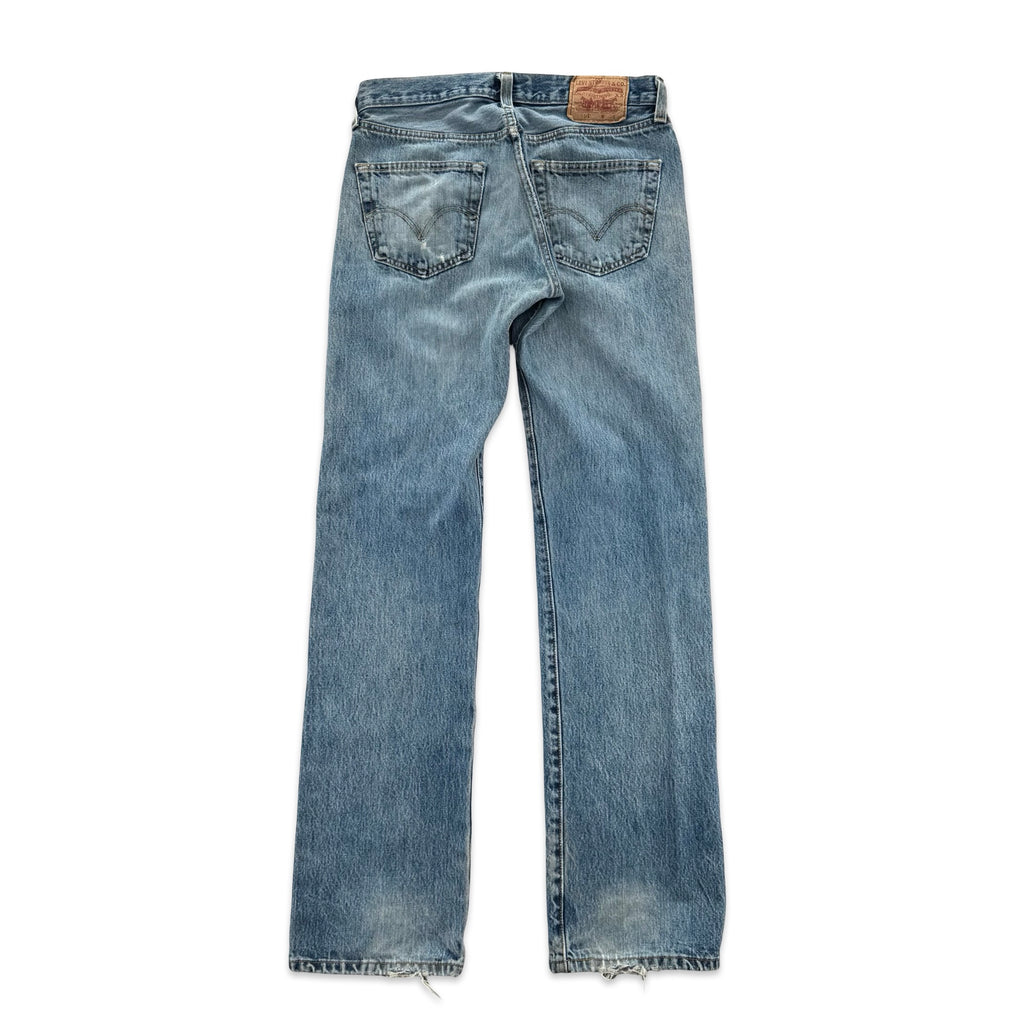 Distressed Levi’s 501XX Button Fly Jeans (32x33)