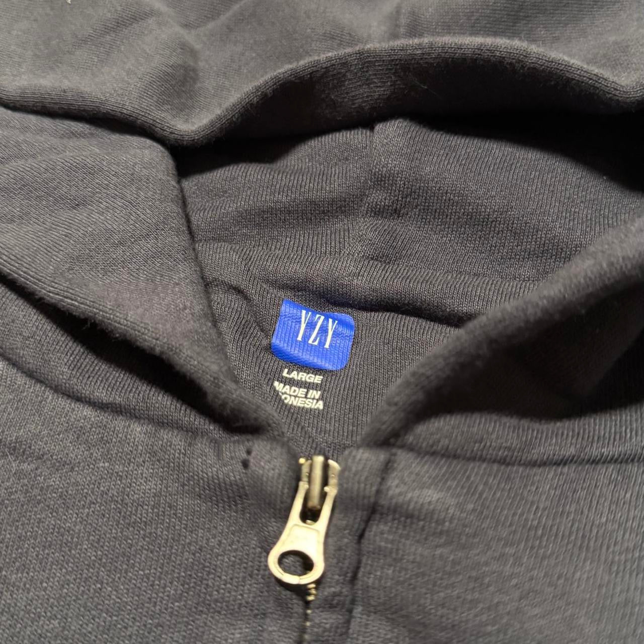 Navy Blue Yeezy x Gap Unreleased zip Up Hoodie (L)